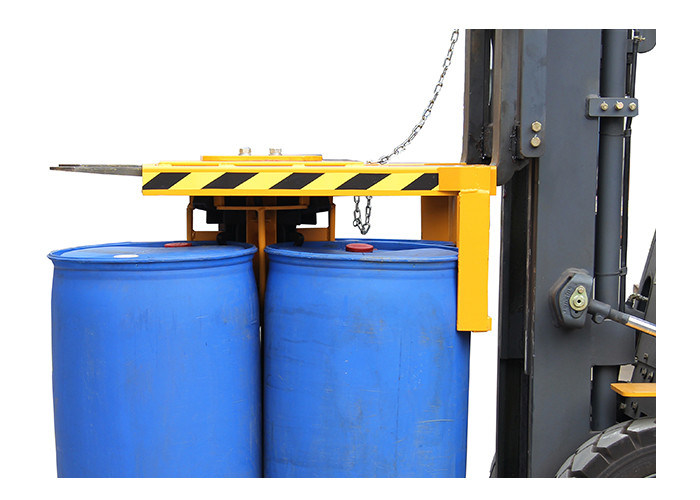 Forklift Mounted Clamp Hoist With Automatic Adjusting Core Frame