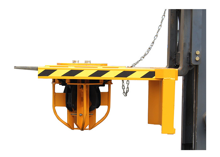 Forklift Mounted Clamp Hoist With Automatic Adjusting Core Frame