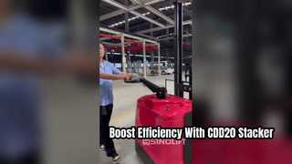 Introduce CDD20 Electric Adjustable Dual-Arm Stacker For You