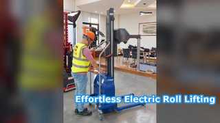 A Closer Look: SINOLIFT QZA15 Electric Roll Lifter with Expanding Mandrel