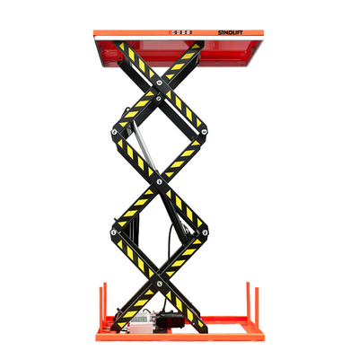 SINOLIFT HT Series Three Shear Small Hydraulic Scissor Electric Lift Tables Scissor Lifting Platform