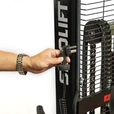 Sinolift CDD10-LS700 walkie fully electric lithium cell dual-arm reel stacker | roll handling