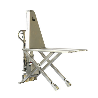 SINOLIFT EHLT15S-I Stainless Steel High Lift Hydraulic Pallet Truck | 304 Stainless Steel | 800mm Max Lift | Electric & Manual Mode | For Food, Chemical, Medical Industries