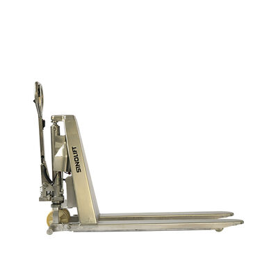 SINOLIFT EHLT15S-I Stainless Steel High Lift Hydraulic Pallet Truck | 304 Stainless Steel | 800mm Max Lift | Electric & Manual Mode | For Food, Chemical, Medical Industries