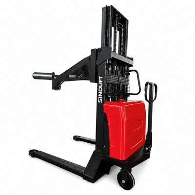 SINOLIFT Semi-Electric Roll Lifter with Pneumatic Expanding Mandrel