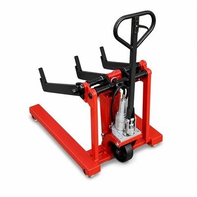 Sinolift Custom Red Steel Cantilever Electric Handling Truck Paper Reel Trolley TP A1
