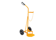 AC10 AC10-01 Steel Bottle Trolley Cylinder Handling Trolley With Solid Rubber Wheels Capacity 10L-50L