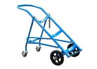 TY140 Cylinder Hand Truck Cylinder Handling Trolley With Wear Resistant Solid Rubber Wheels Load Capacity 400kg