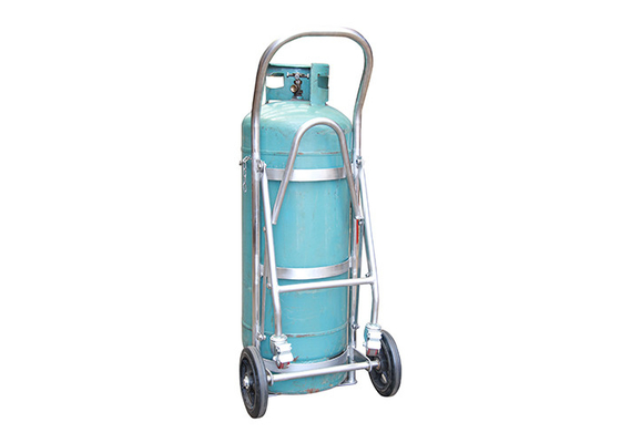 TY140B Easy Fold - Down Oxy Acetylene Trolley With Protection Chain Cylinder Hand Truck Load Capacity 400Kg