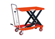 PT300C PT500C PTS350C PT100C Scissor Table Lift Hand Operated Scissor Lift Table Cart With Overload Bypass Valve