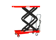 PTS500 PTS800 Double Scissors Mobile Hydraulic Lifting Table Loading Capacity 800Kg