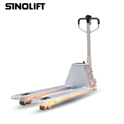 ET20MH-P-F Stainless Galvanized Walking Type Hydraulic Pallet Truck Capacity 2000kg