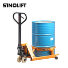 Sinolift HJ365 hand hydraulic 55 gallon oil drum pallet truck