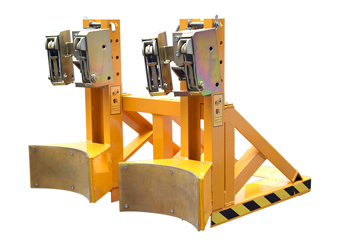 DG1200B Fork mounted Grip Grab attachments Double Drums Double Eager-Grip Loading Capacity 600Kg X2